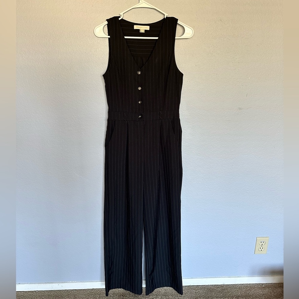 Pinstripe Jumpsuit